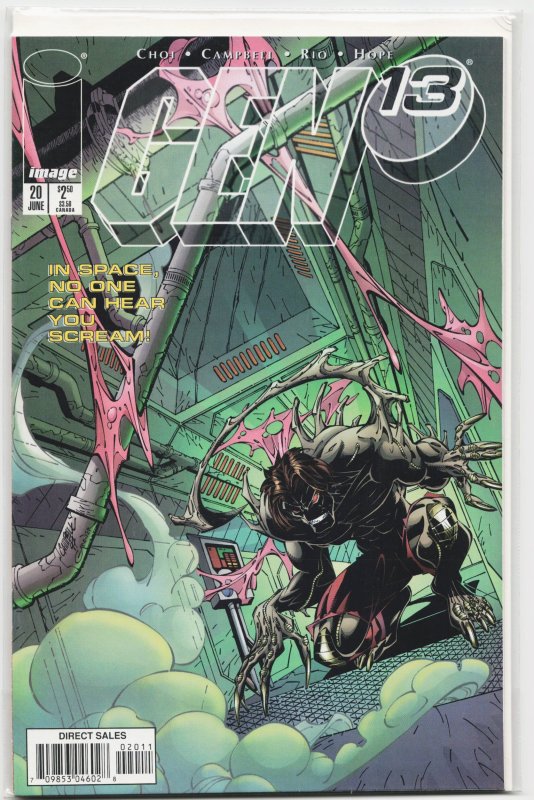 Gen 13 #20 (Image Comics, 1997), raw, ungraded comic book — front cover