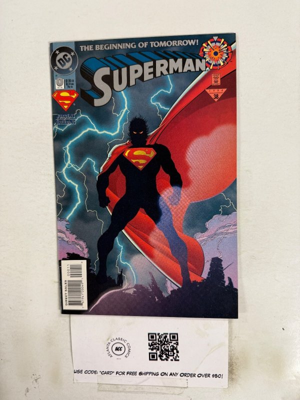 Superman #0 (DC Comics, 1994), raw comic book in NM condition — front cover