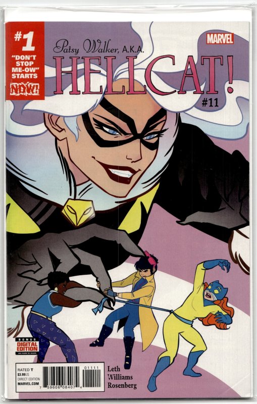 Patsy Walker, A.K.A. Hellcat! #11 (2016), raw, ungraded comic book — front cover