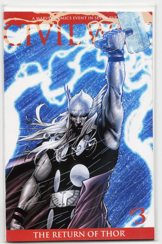 Civil War #3 (Marvel Comics, 2006), raw, ungraded comic book — front cover