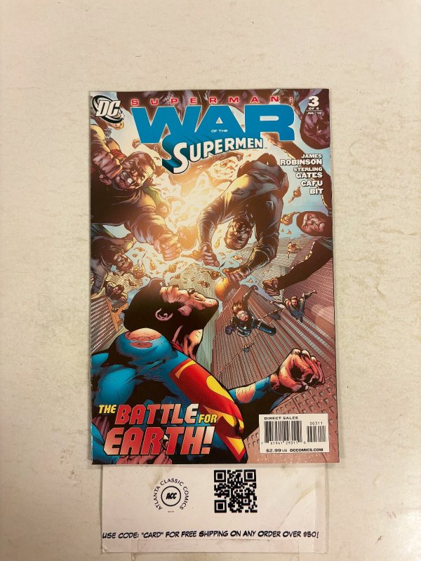 Superman War of the Supermen #3 (DC Comics), raw comic book in NM condition — front cover