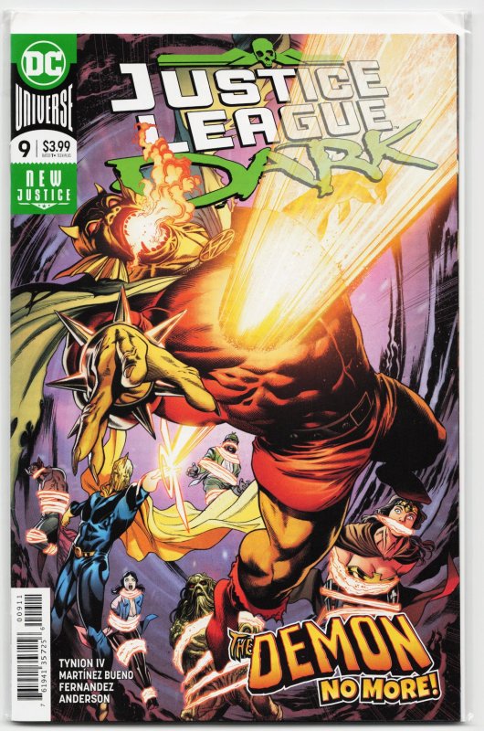 Justice League Dark #9 (DC Comics, 2019), raw, ungraded comic book — front cover