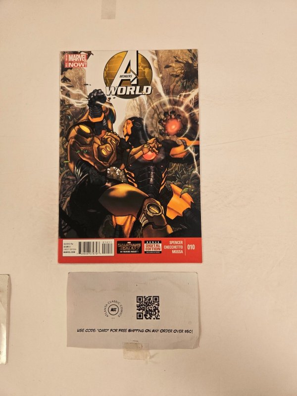 Avengers World #10 (Marvel Comics), raw comic book in NM condition — front cover