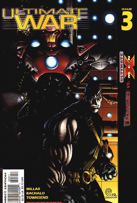 Ultimate War #3 (Marvel Comics), raw comic book in VF- condition — front cover