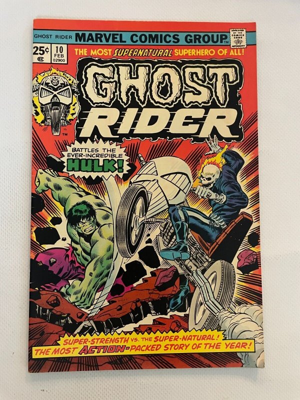 Ghost Rider #10 (Marvel Comics, 1991), raw comic book in VF/NM condition — front cover