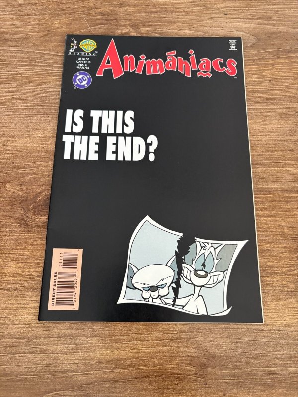 Animaniacs #11 (DC Comics), raw comic book in NM condition — front cover