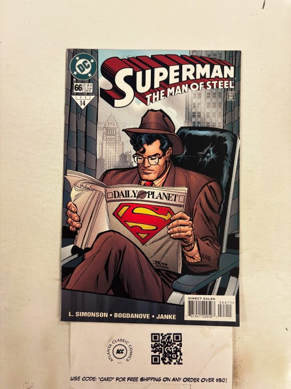 Superman Man of Steel #66 (DC Comics), raw comic book in NM condition — front cover