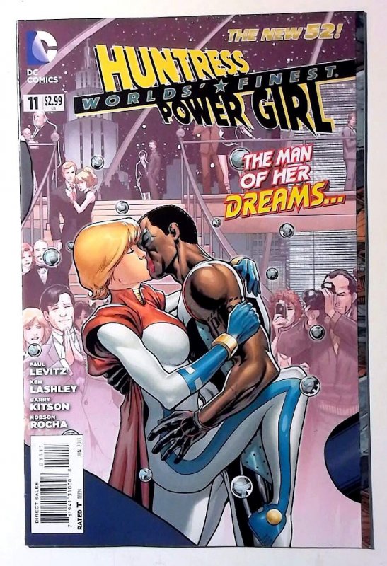 Worlds' Finest #11 (DC Comics, 2013), raw, ungraded comic book — front cover