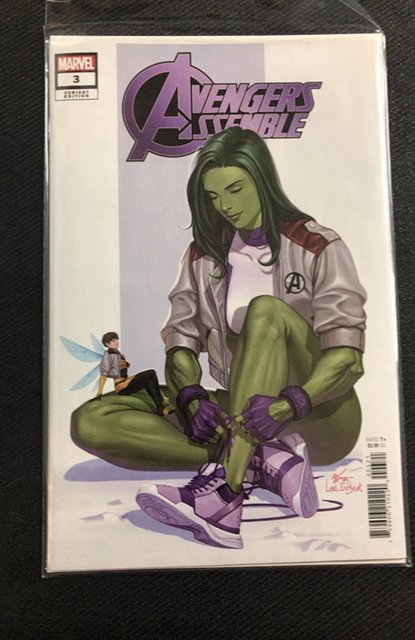Avengers Assemble #3 (Marvel Comics), raw, ungraded comic book — front cover
