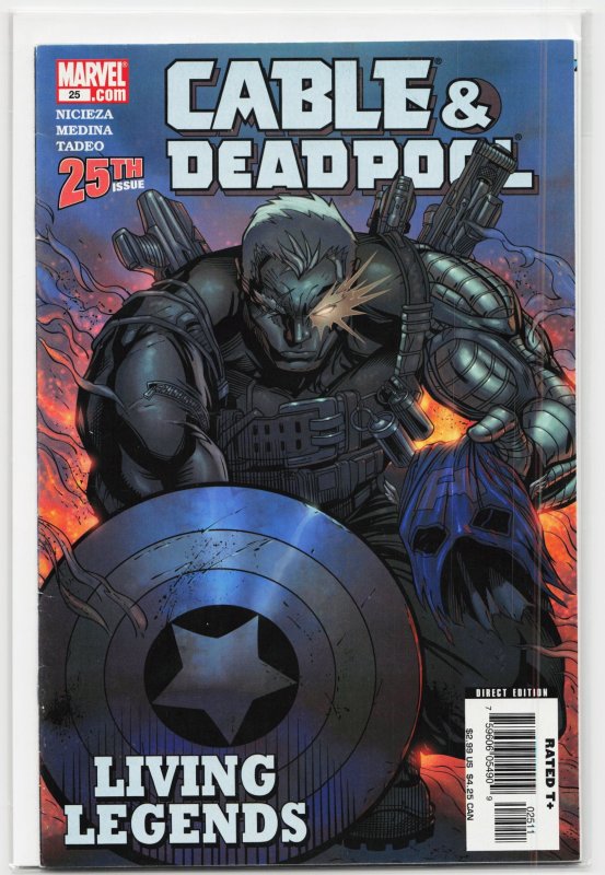 Cable & Deadpool #25 (2006), raw, ungraded comic book — front cover