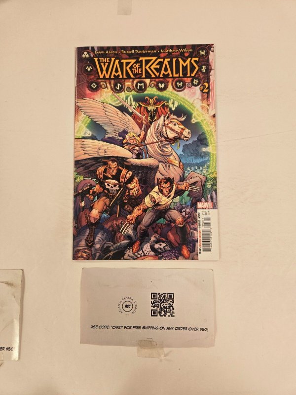 War of the Realms #2 (Marvel Comics), raw comic book in NM condition — front cover
