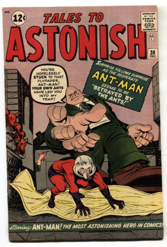 Tales to Astonish #38 (Marvel Comics, 1962), raw, ungraded comic book — front cover