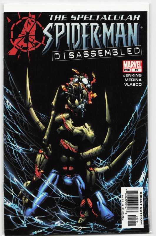 Spectacular Spider-Man #19 (Marvel Comics, 2004), raw, ungraded comic book — front cover