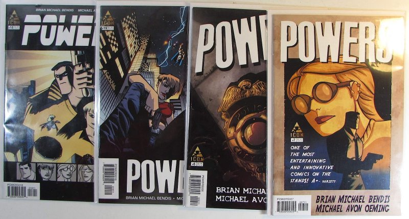 Powers Lot of 4 #6, 7, 18, 19 Icon (2004) NM 2nd Series 1st Print Comic Books (2004), raw comic book in NM condition — front cover