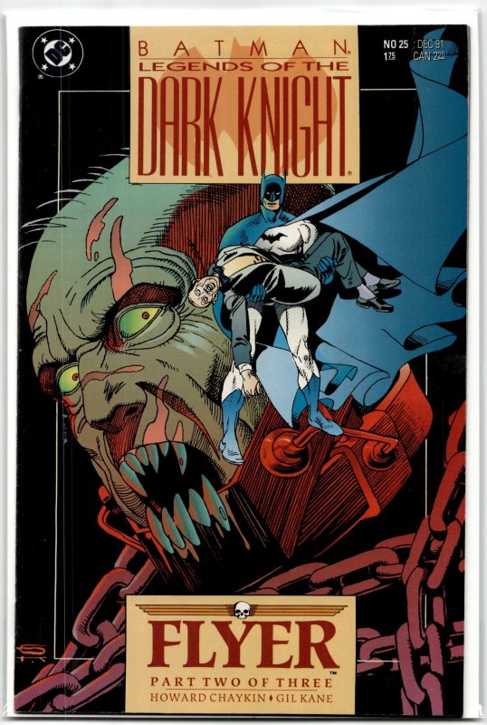 Legends of the Dark Knight #25 (DC Comics, 1991), raw, ungraded comic book — front cover