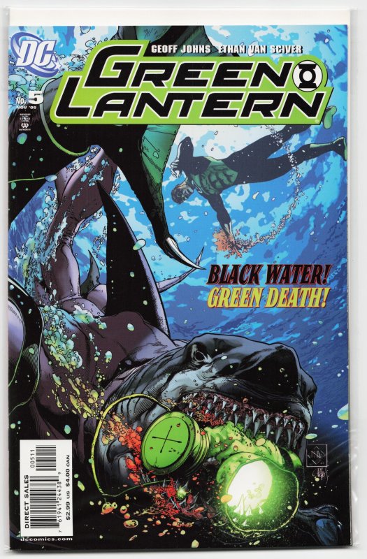 Green Lantern #5 (DC Comics, 2005), raw, ungraded comic book — front cover