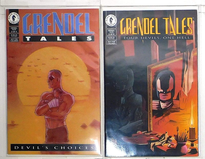 Grendel Tales Lot 2 #Choices 2, Four Devils One Hell 2 1993 Dark Horse Comics (Dark Horse Comics, 1993), raw, ungraded comic book — front cover
