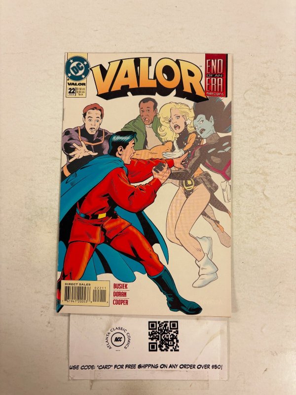 Valor #22 (DC Comics), raw comic book in NM condition — front cover