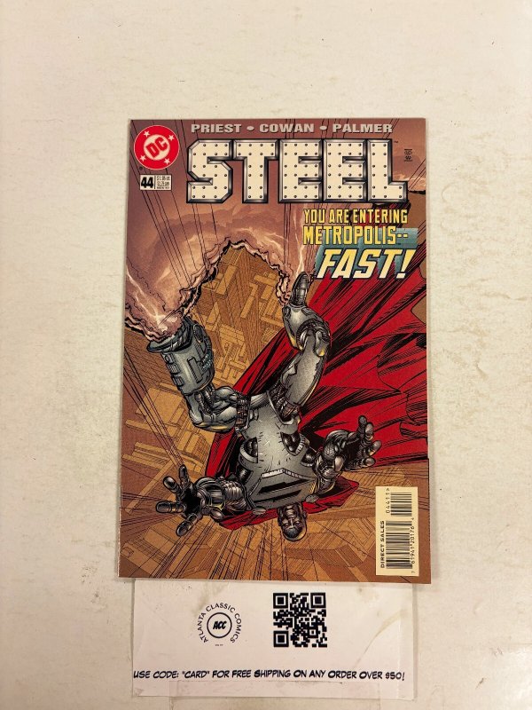 Steel #44 (DC Comics), raw comic book in NM condition — front cover