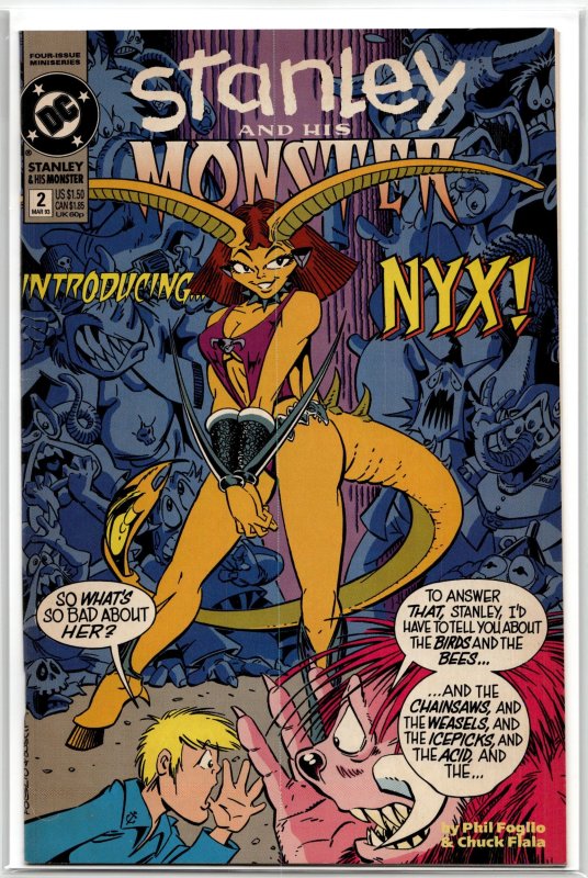 Stanley and His Monster #2 (1993), raw, ungraded comic book — front cover