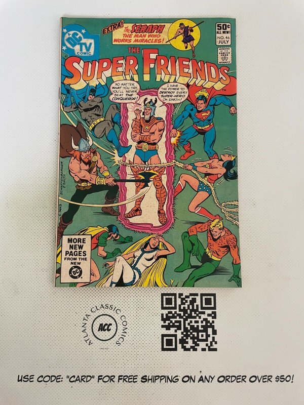 The Super Friends #46 (DC Comics, 1981), raw comic book in VF condition — front cover