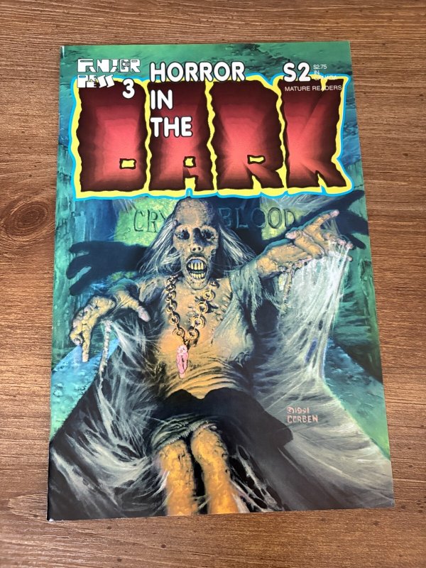 Horror in the Dark #3, raw comic book in VF condition — front cover