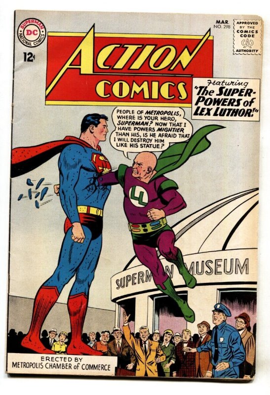 Action Comics #298 (DC Comics), raw, ungraded comic book — front cover