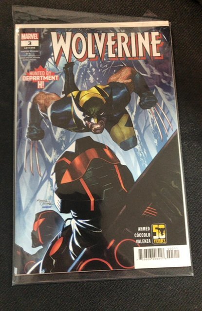 Wolverine #3 (Marvel Comics, 2025), raw, ungraded comic book — front cover