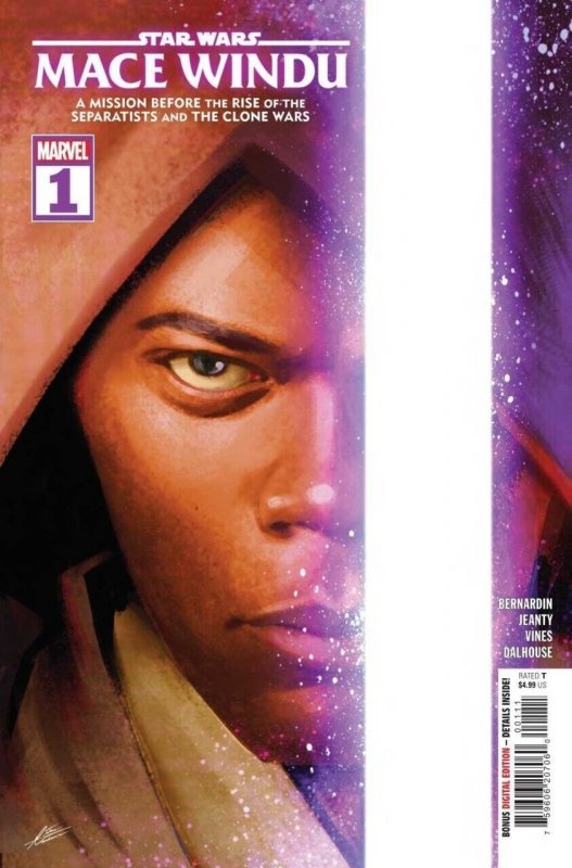 Star Wars: Mace Windu #1 (2024), raw comic book in VF/NM condition — front cover