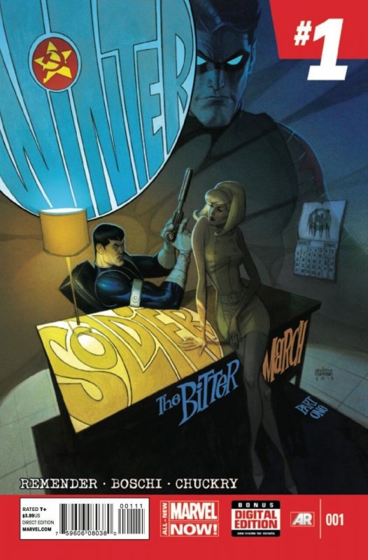 Winter Soldier: the Bitter March #1 (2014), raw comic book in VF/NM condition — front cover