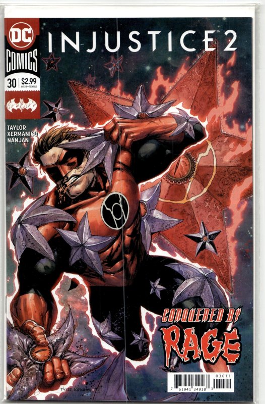 Injustice 2 #30 (2018), raw, ungraded comic book — front cover