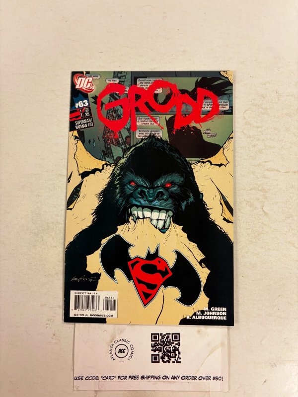 Superman Batman #63 (DC Comics), raw comic book in NM condition — front cover