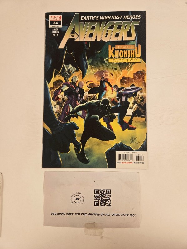 Avengers #34 (Marvel Comics, 1966), raw comic book in NM condition — front cover