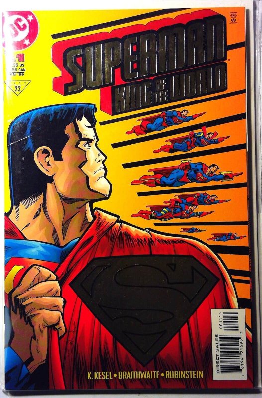 Superman King of the World #1 (DC Comics, 1999), raw, ungraded comic book — front cover