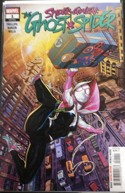 Spider-Gwen: The Ghost-Spider #1 (Marvel Comics, 2024), raw, ungraded comic book — front cover