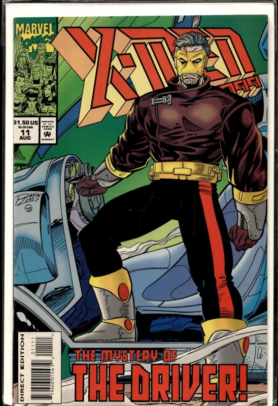 X-Men 2099 #11 (Marvel Comics, 1994), raw, ungraded comic book — front cover
