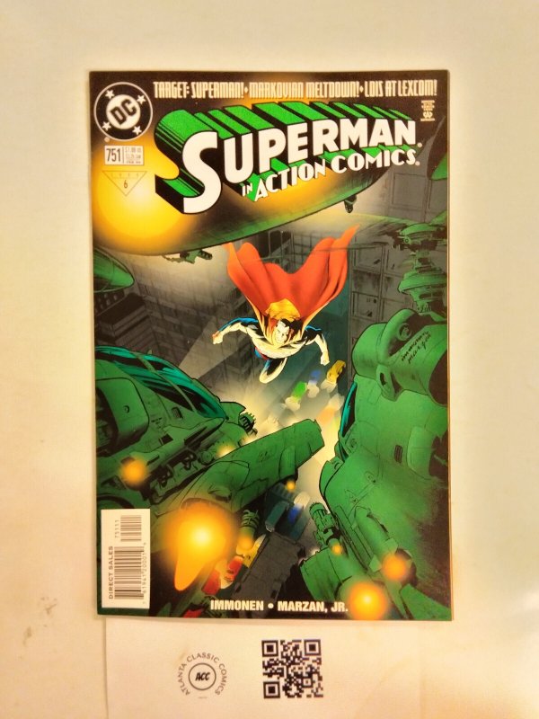 Action Comics #751 (DC Comics), raw comic book in NM condition — front cover