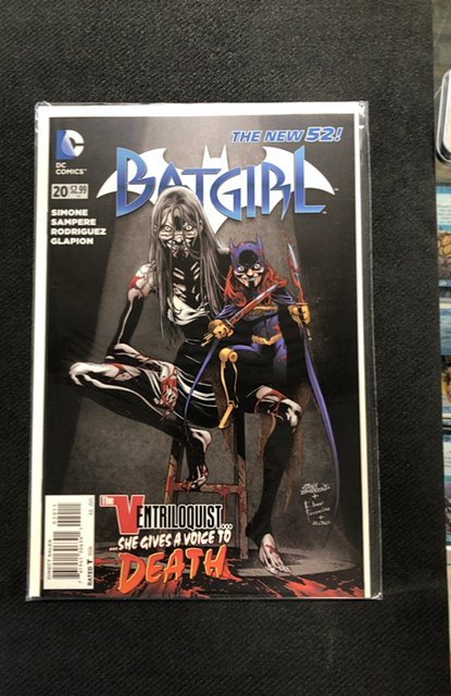 Batgirl #20 (DC Comics, 2013), raw, ungraded comic book — front cover