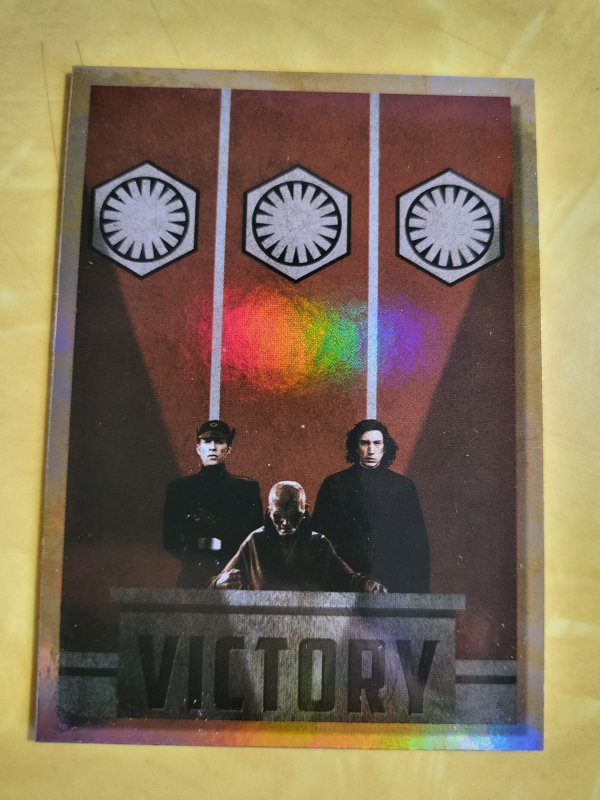 2018 Star Wars Galaxy - New Trilogy Propaganda Insert #TP-2 (2018), raw, ungraded comic book — front cover