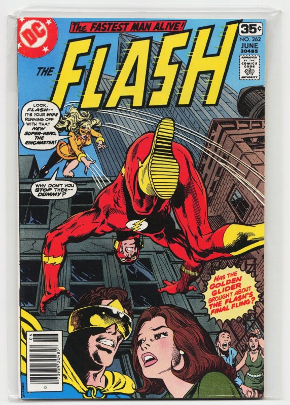 The Flash #262 (DC Comics, 1978), raw, ungraded comic book — front cover