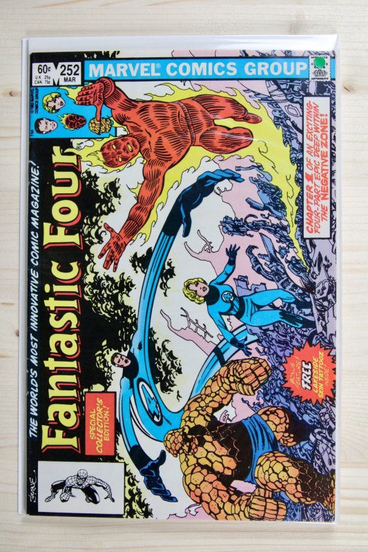 Fantastic Four #252 (Marvel Comics, 1983), raw comic book in VF+ 8.5 condition — front cover