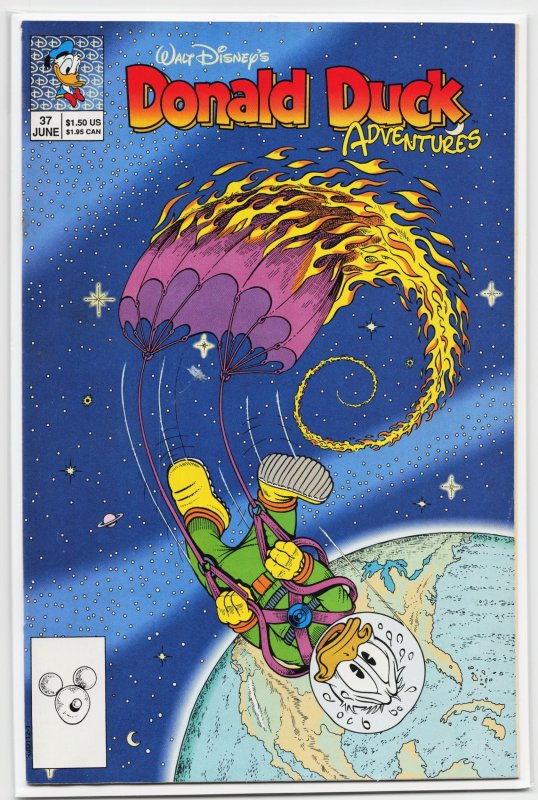 Donald Duck Adventures #37 (Disney Comics, 1993), raw, ungraded comic book — front cover
