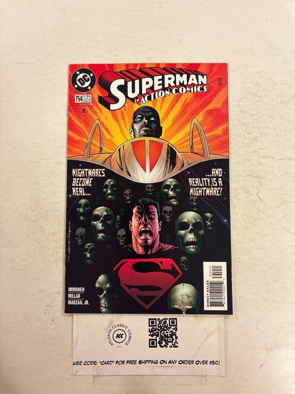 Action Comics #754 (DC Comics, 1999), raw comic book in NM condition — front cover