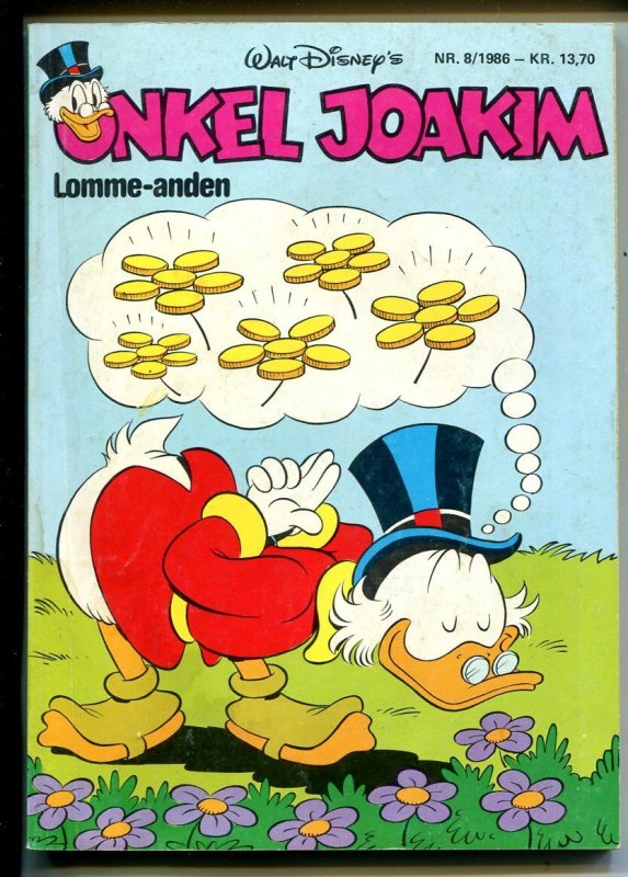 Onkel Joakim #8 (1986), raw comic book in VG condition — front cover