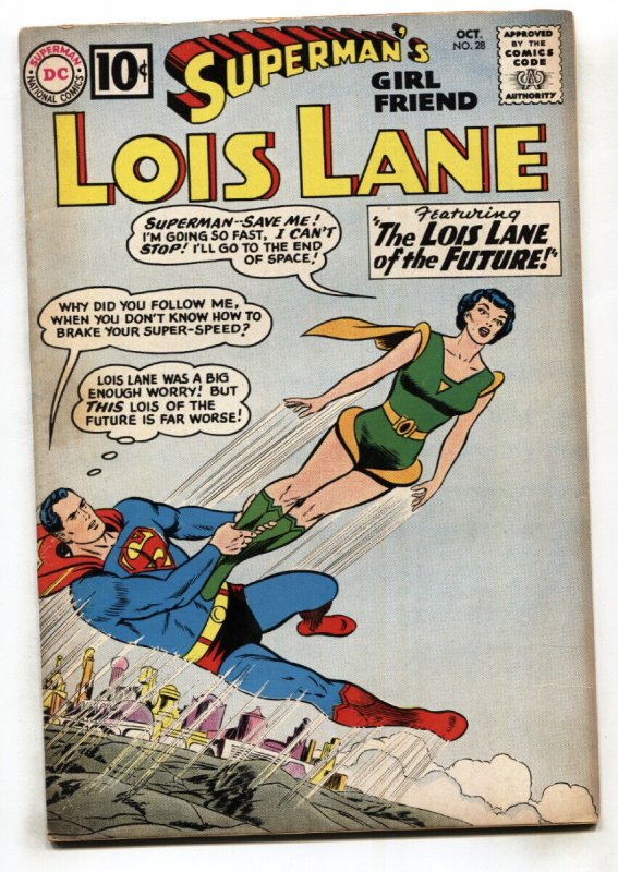 Supermans Girl Friend Lois Lane #28 (DC Comics), raw, ungraded comic book — front cover