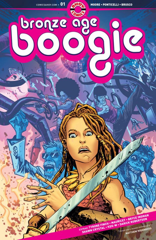 Bronze Age Boogie #1 (2019), raw comic book in VF/NM condition — front cover