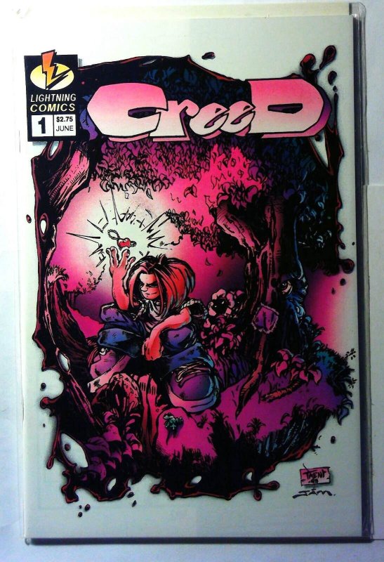 Creed 3rd Series #1 (Lightning Comics, 1995), raw, ungraded comic book — front cover