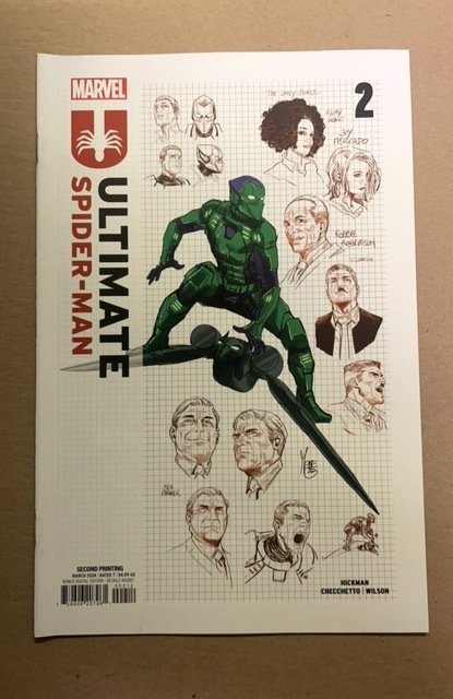 Ultimate Spider-Man #2 (Marvel Comics, 2024), raw, ungraded comic book — front cover