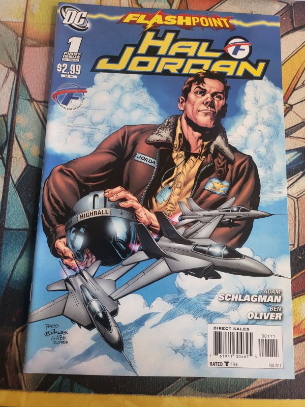 Flashpoint: Hal Jordan #1 (2011), raw, ungraded comic book — front cover