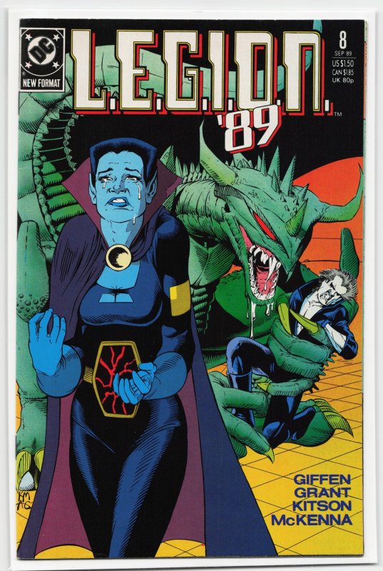 L.e.g.i.o.n #8 (1989), raw, ungraded comic book — front cover